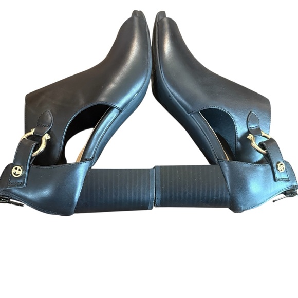 Giani Bernini Ariianna Memory Foam Peep Toe Block Heel Shooties Size 8 - Picture 8 of 10